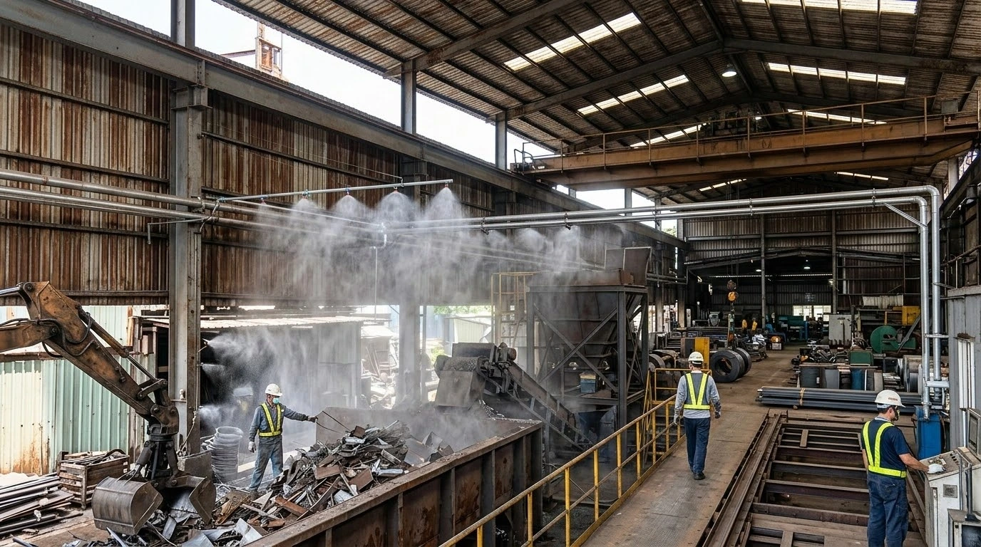 鋼鐵廠噴霧抑塵