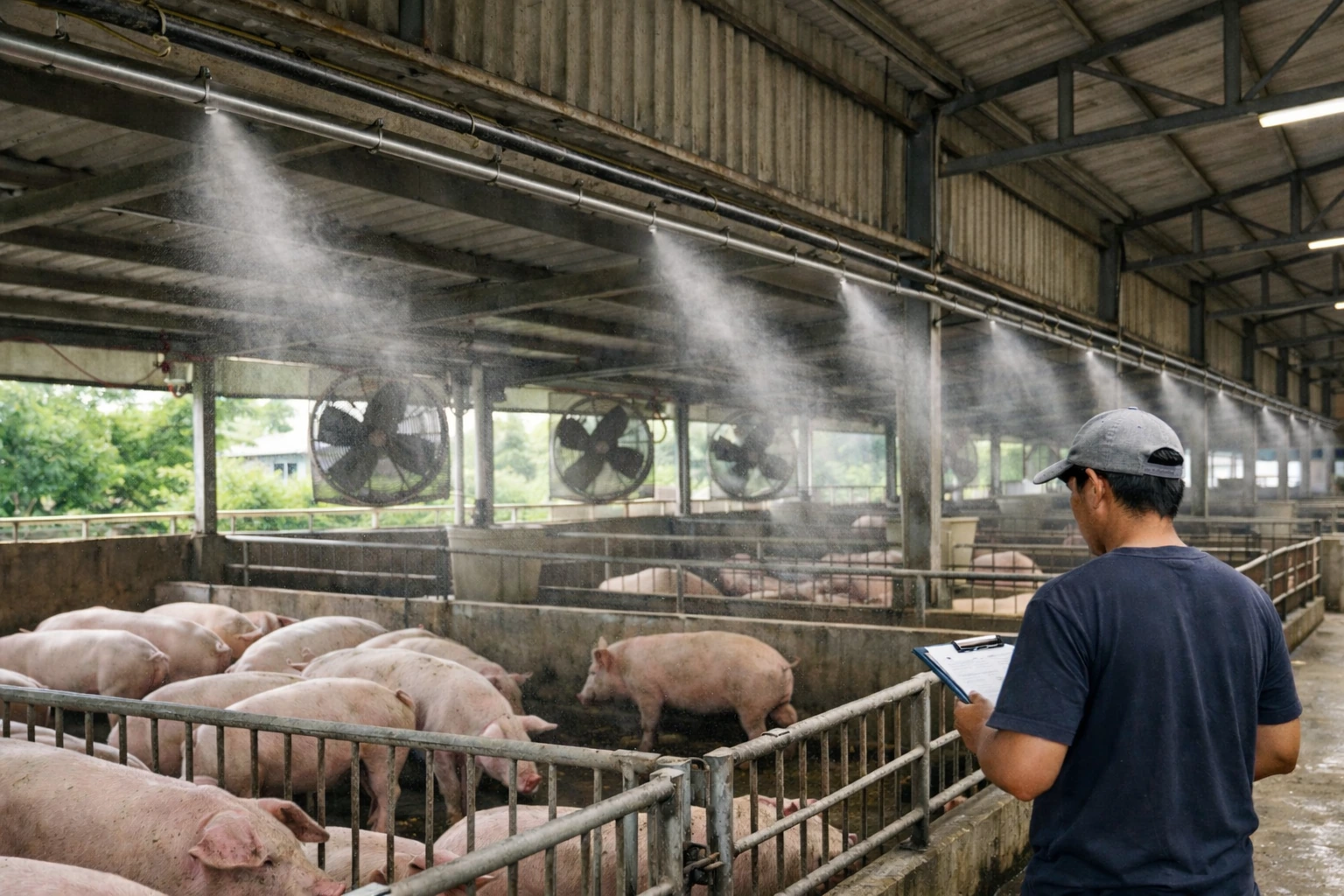 養豬場降溫除臭