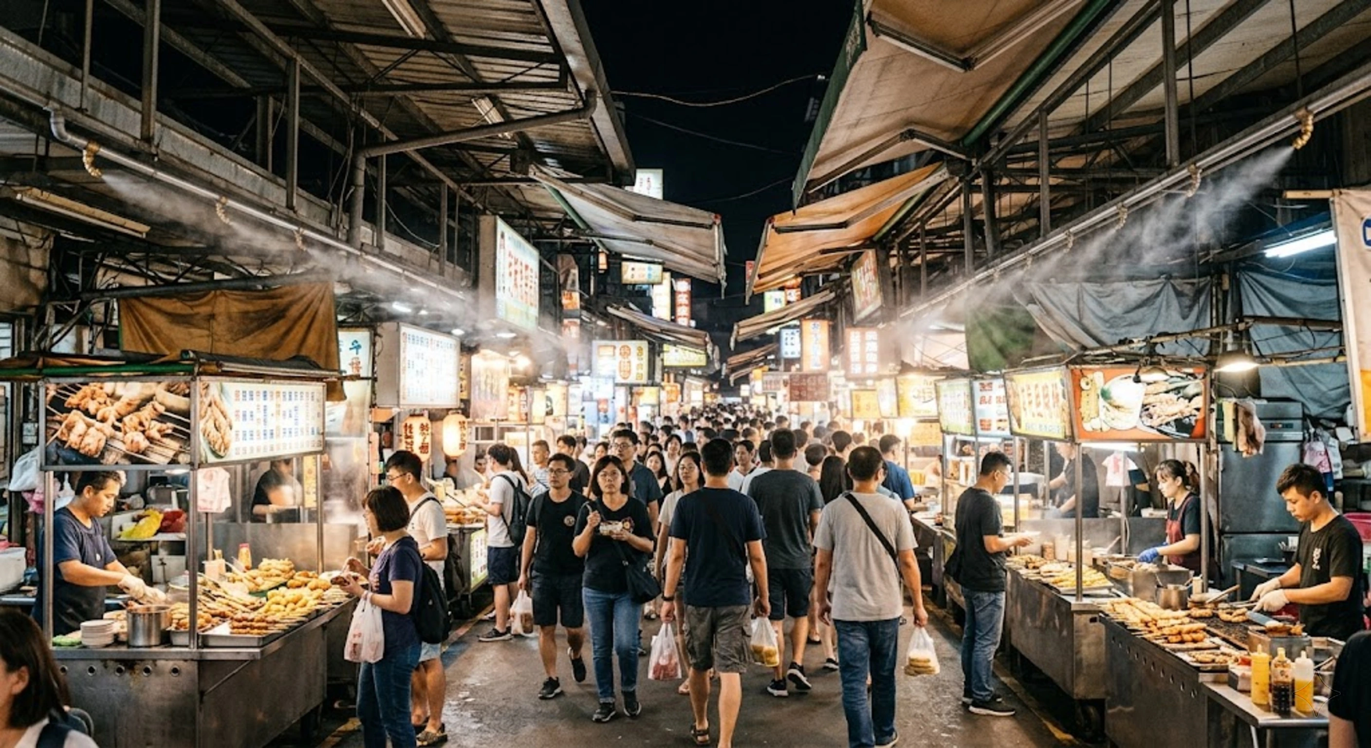 夜市走道降溫